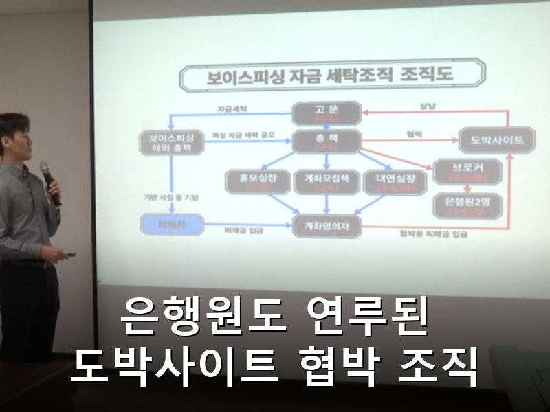 은행원까지 가담한 범죄조직, 불법 도박사이트 협박해 23억 뜯어내