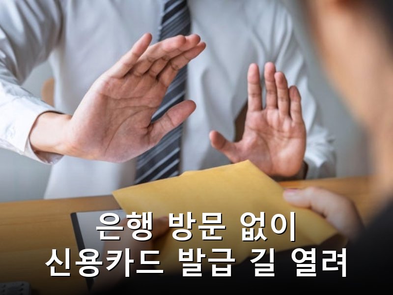 카드사 가상계좌 보증금으로 신용카드 발급 가능해져